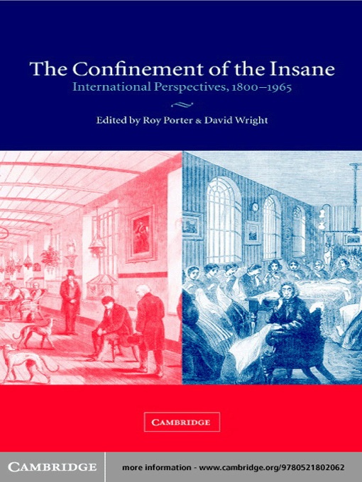Title details for The Confinement of the Insane by Roy Porter - Available